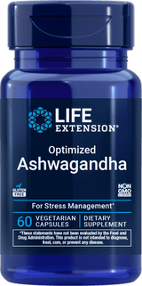 Ashwagandha ottimizzato per Life Extension, 60 capsule vegetariane per la gestione dello stress