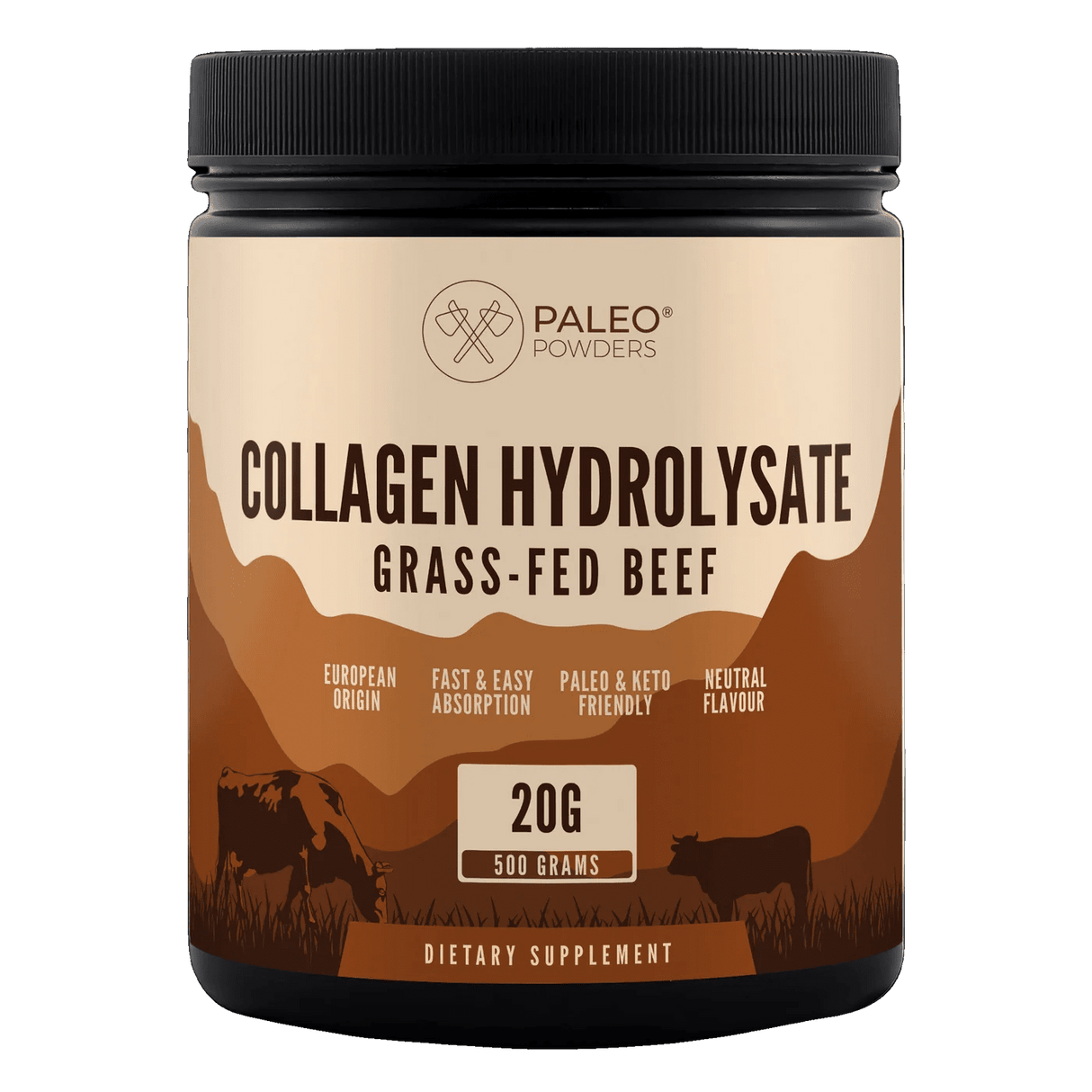 Paleo Collagen Hydrolyzate - Grass - Fed (500 grams) - Uno Vita AS