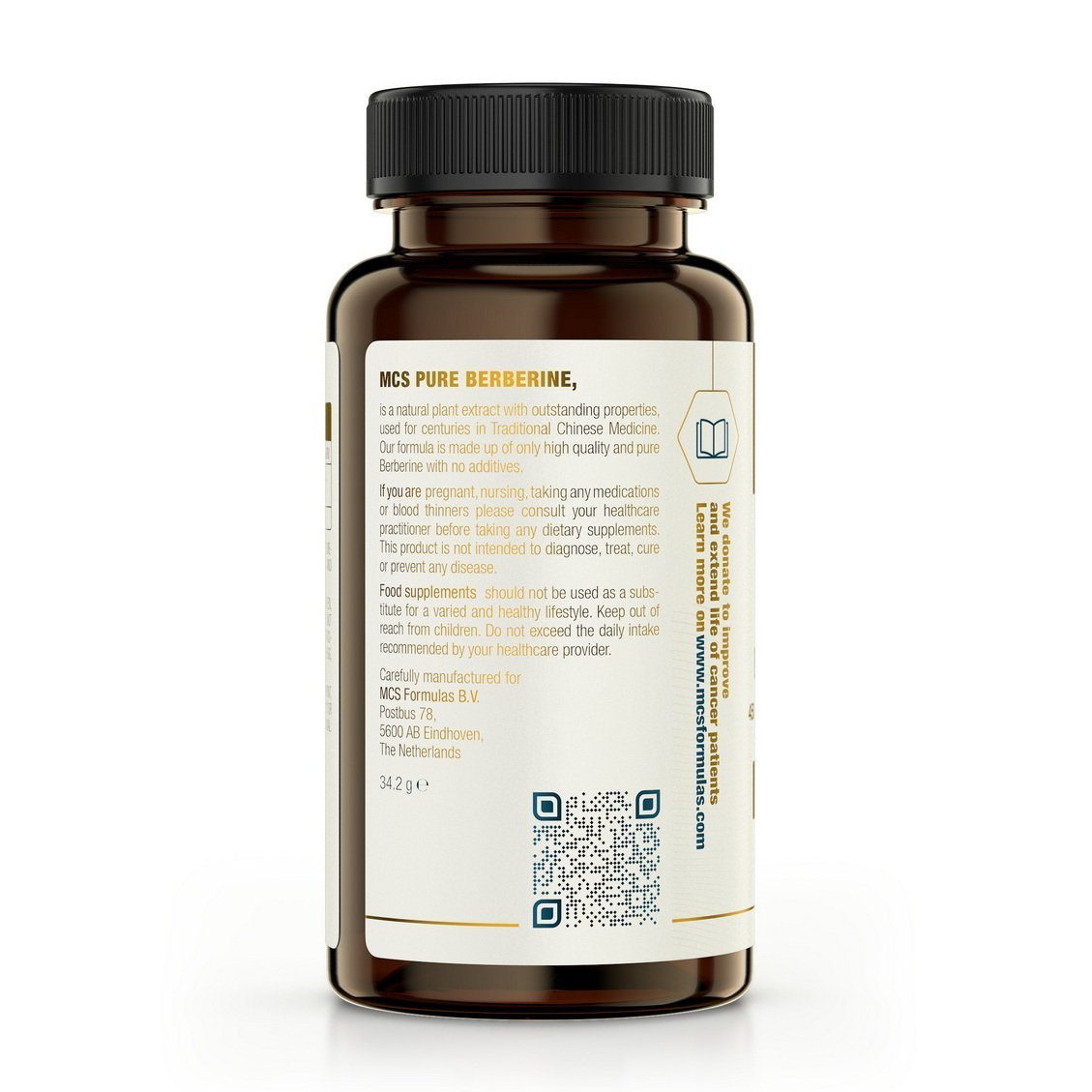 Reines Berberin (450 mg) – Uno Vita AS