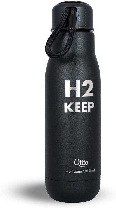 Qlife H2 KEEP Stainless Steel Water Bottle - Uno Vita AS