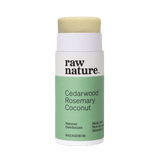 Raw Nature Natural Deodorant - Cedarwood + Rosemary - Uno Vita AS