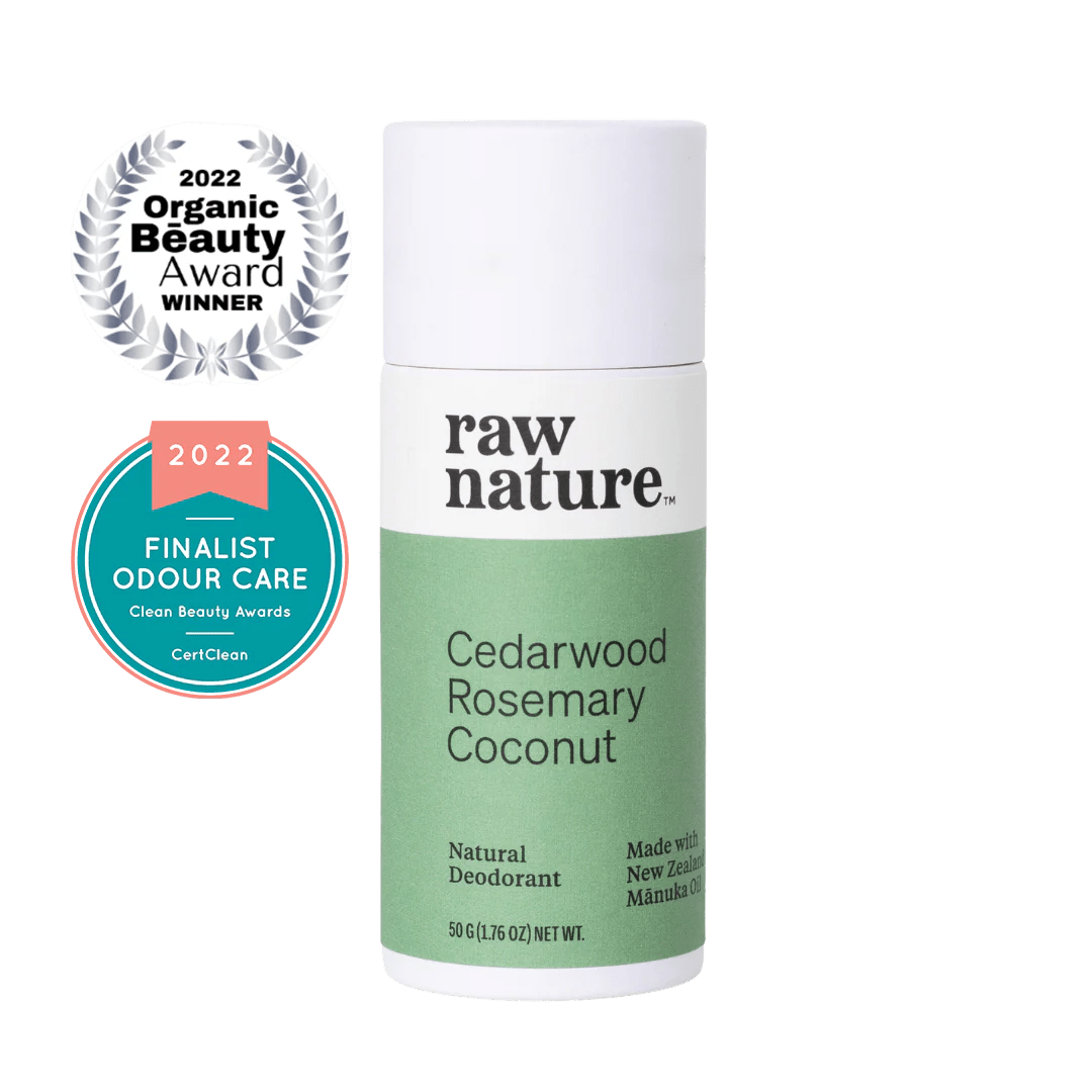 Raw Nature Natural Deodorant - Cedarwood + Rosemary - Uno Vita AS