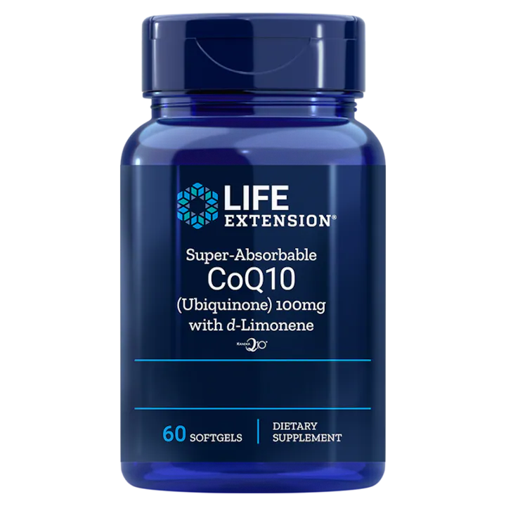 CoQ10 super-absorbable (ubiquinone) avec D-limons