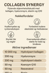 Vetenskaplig skönhetsformulering Kollagen Synergy - Uno Vita AS