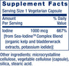 Mare - Iodio, 1000 mcg, 60 capsule vegetariane - Uno Vita AS