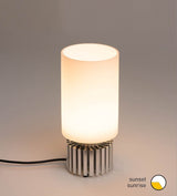 Sunshine in a Bottle (Silberfarbener Metallsockel) – Uno Vita AS