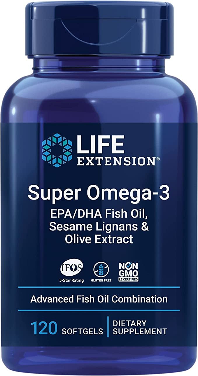 Super Omega-3 EPA/DHA Fish Oil, Sesame Lignans & Olive Extract - Uno Vita AS