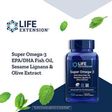 Super Omega - Aceite de pescado 3 EPA/DHA, lignanos de sésamo y extracto de oliva - Uno Vita AS