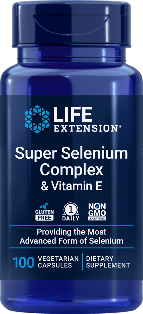 Life Extension Super Selenium Complex E-vitamiinilla, 100 kasviskapselia