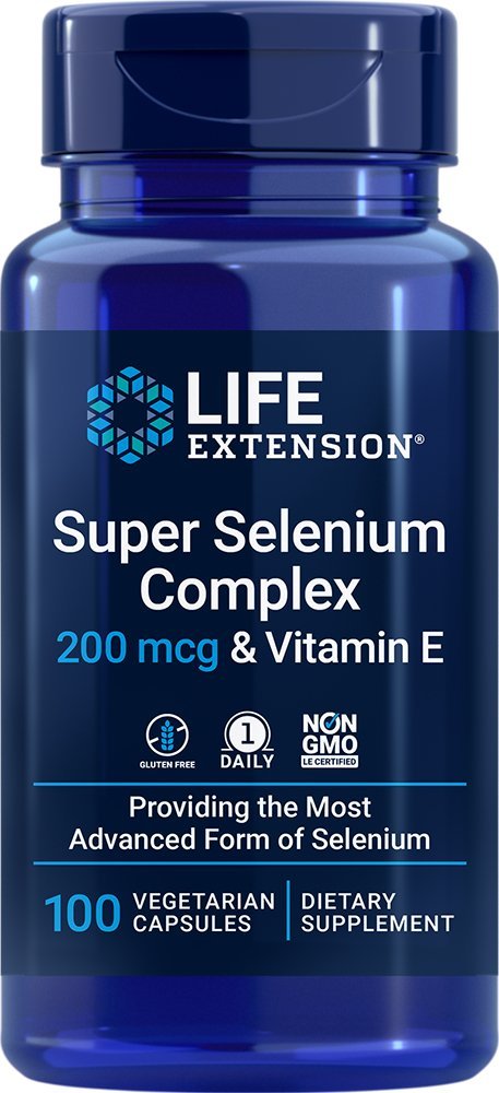 Super Selenium Complex (200 mcg, 100 vegetarian capsules) - Uno Vita AS