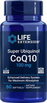 Life Extension Super Ubiquinol CoQ10 100 mg, 60 softgels