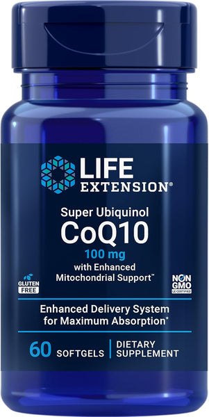 Super Ubichinolo CoQ10 con supporto mitocondriale potenziato (100 mg - 60 capsule) - Uno Vita AS