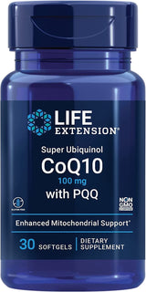 Super Ubiquinol CoQ10 avec PQQ (100 mg) - Uno Vita AS