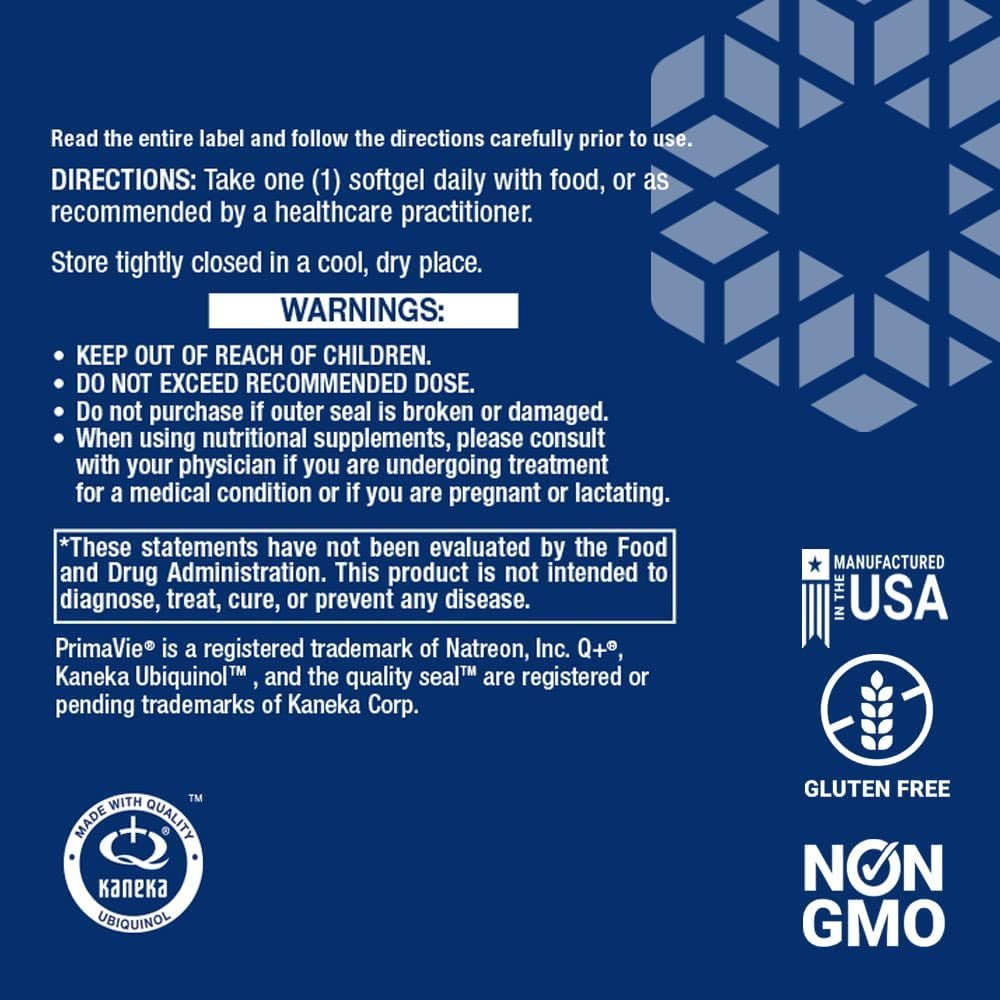 Super Ubiquinol CoQ10 avec PQQ (100 mg) - Uno Vita AS