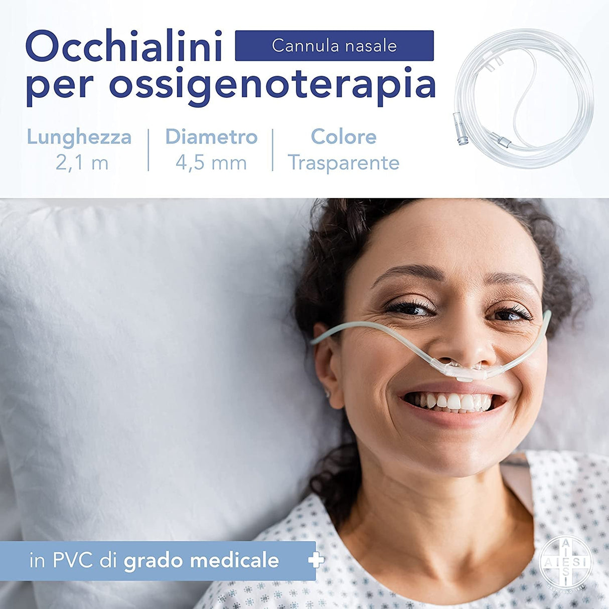 TiGA - MED Oxygen or Hydrogen Nasal Cannula for Adults (10 - pack) - Uno Vita AS