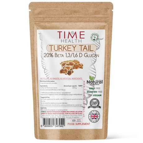Turkey Tail Mushroom Extract – 20% Beta Glucan - Uno Vita AS