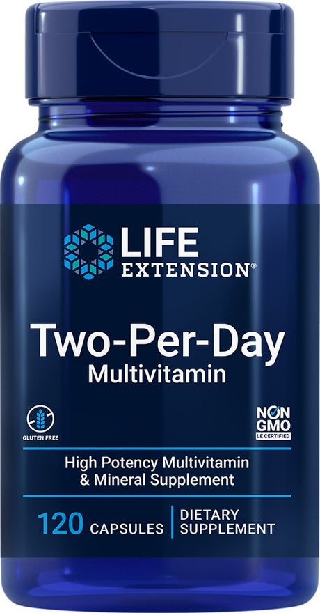 Two-Per-Day - To om dagen multivitamin - 120 kapsler - Uno Vita AS