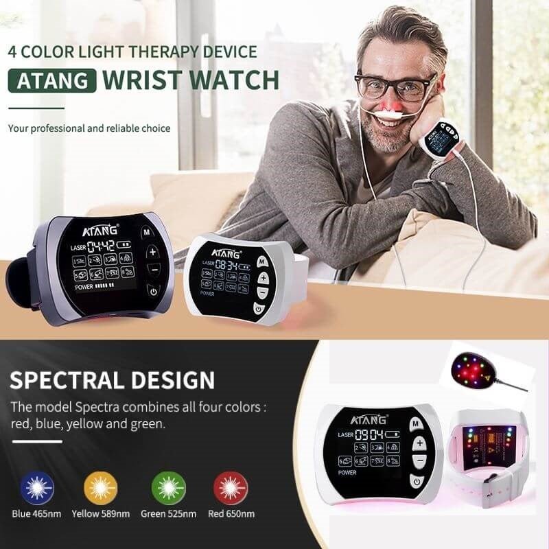 Uno Vita 4 Color Laser (LLLT) therapy Watch - Uno Vita AS