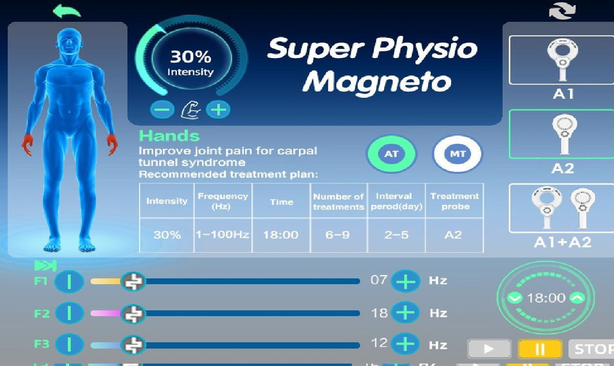 Uno Vitas EMTSF PRO - Högintensiv PEMF med laser (komplett system) - Uno Vita AS
