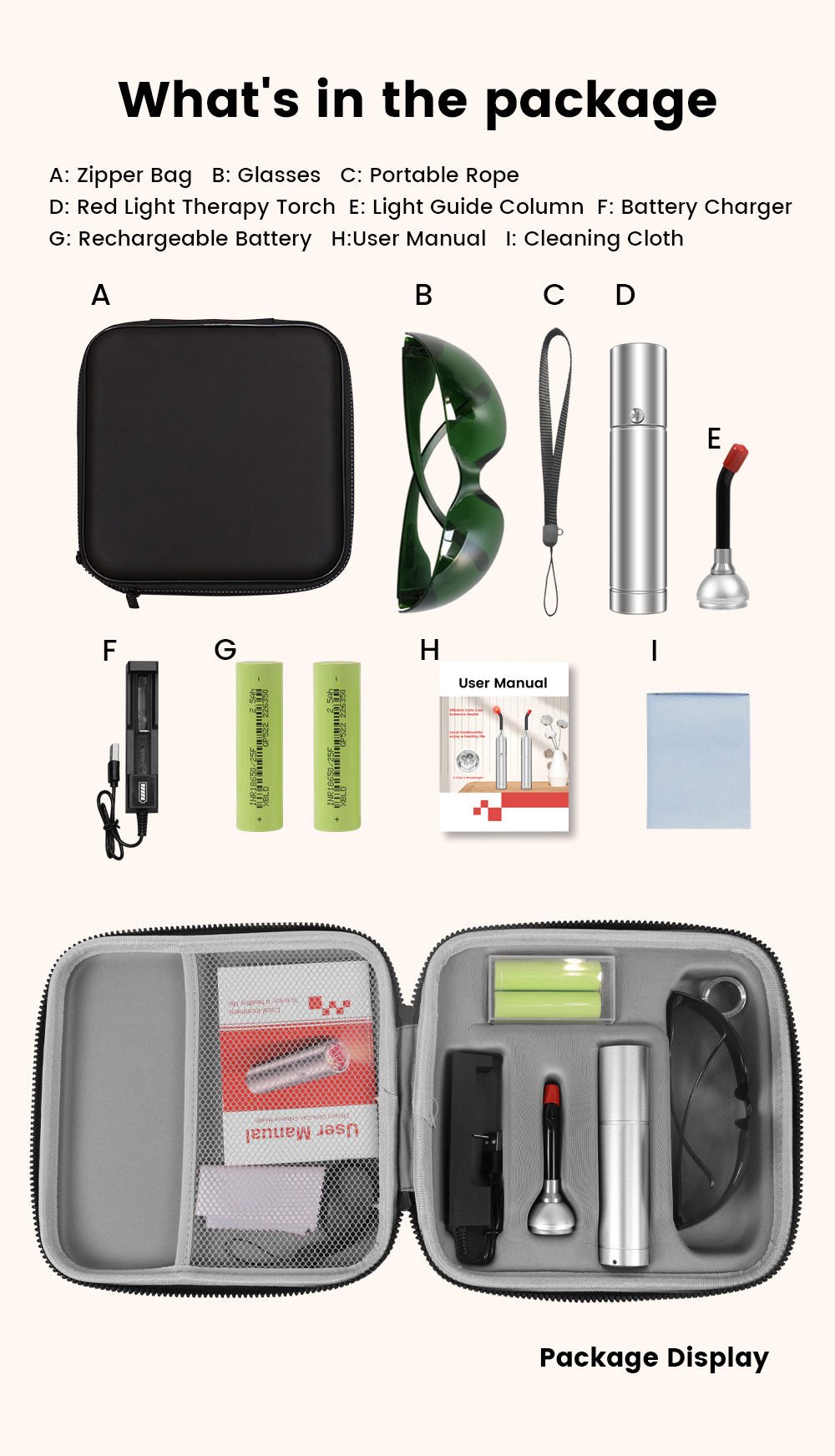 Uno Vita's Light Therapy Handheld Flashlight Torch (5 wavelengths) - Uno Vita AS