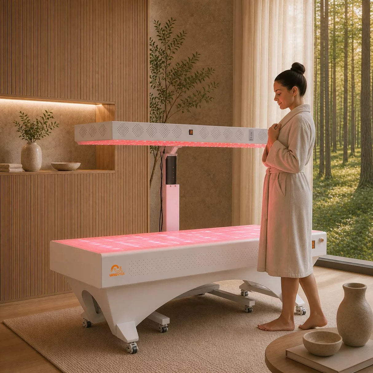 Uno Vita's Red Light Therapy Bed and Panel for clinics and professionals - Uno Vita AS