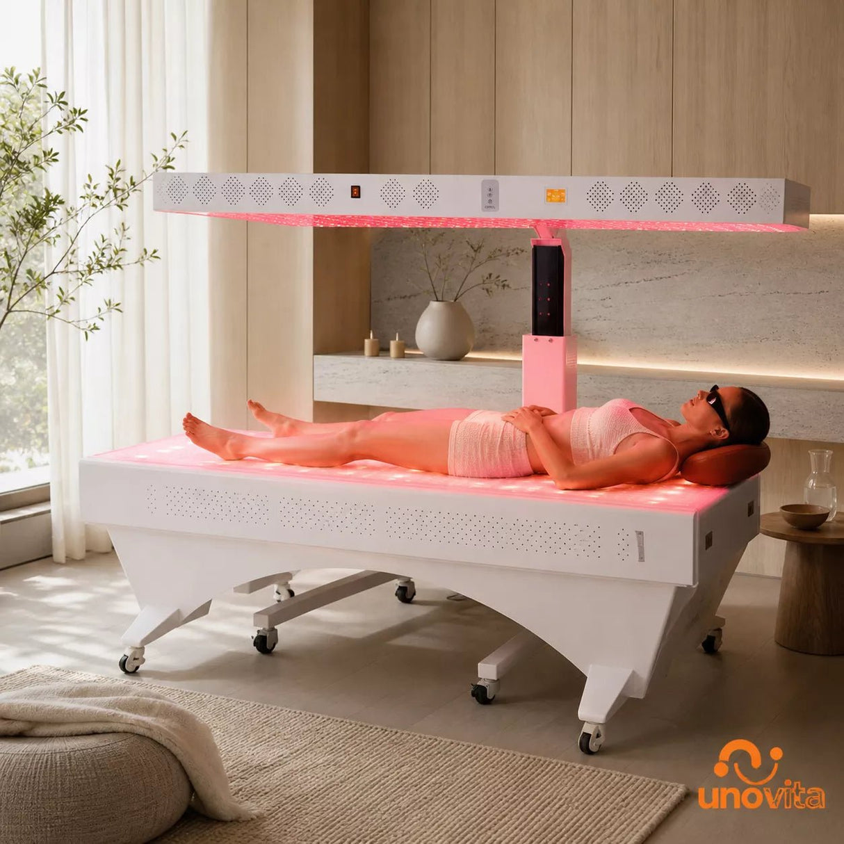 Uno Vita's Red Light Therapy Bed and Panel for clinics and professionals - Uno Vita AS