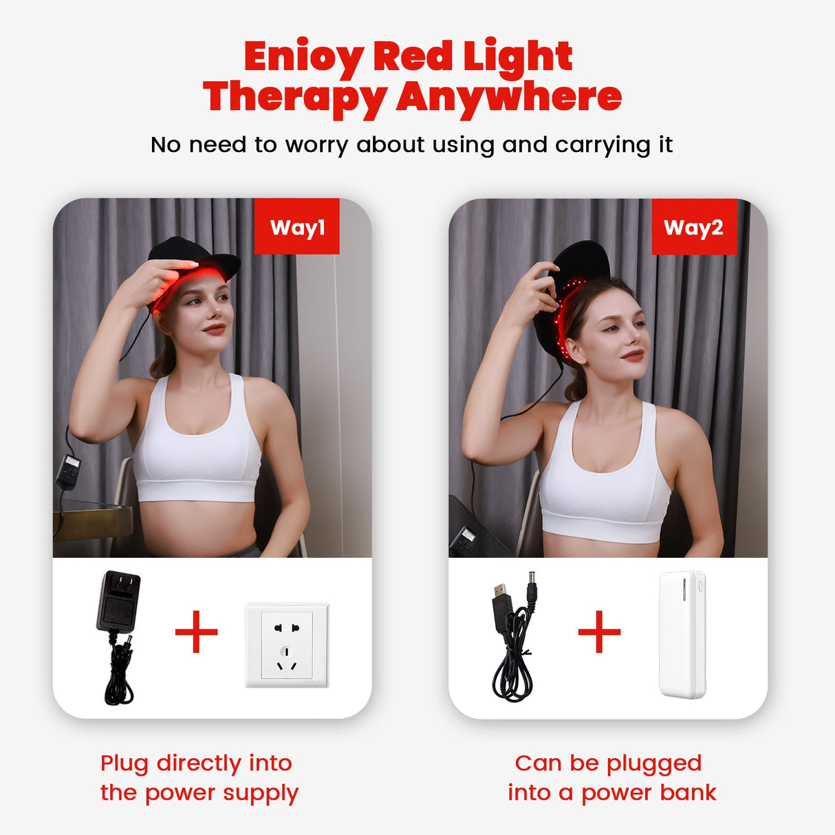 Uno Vita`s Red Light Therapy Cap - Uno Vita AS