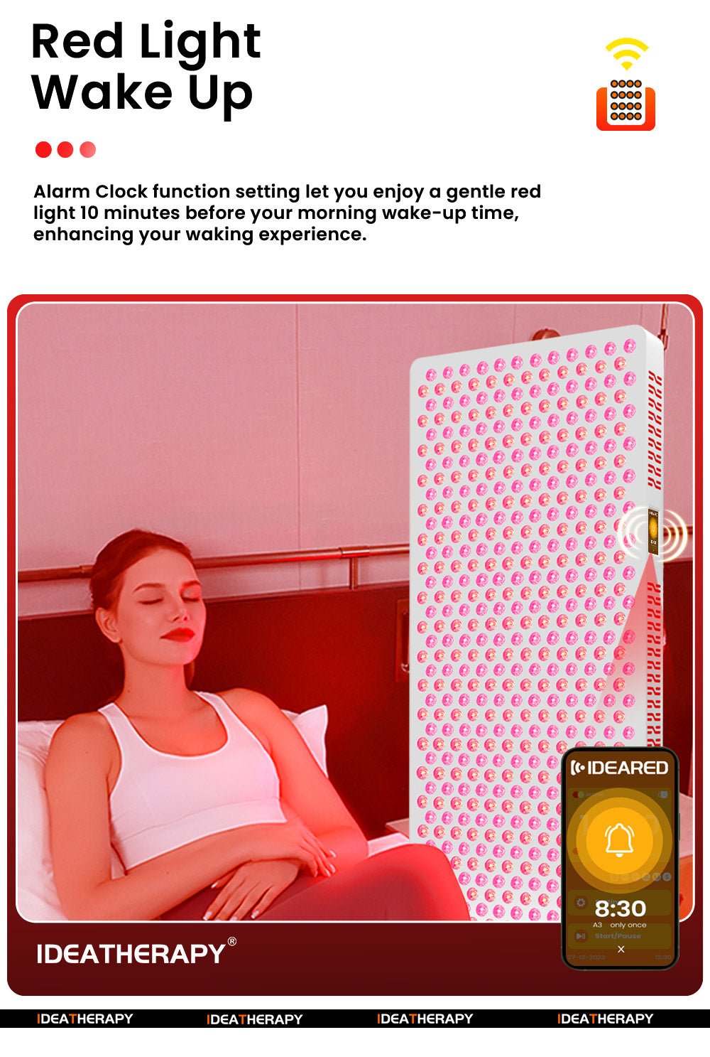 Uno Vita's RLPRO1200 LED Therapy Light (full spectrum) - Uno Vita AS