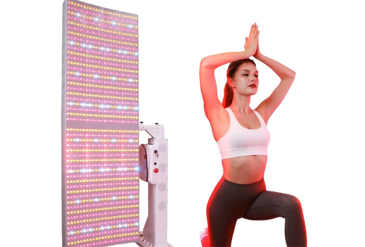 Uno Vita`s RLPRO2000L 9 - Wavelength High - Power Light Therapy Panel with Professional Stand - Uno Vita AS