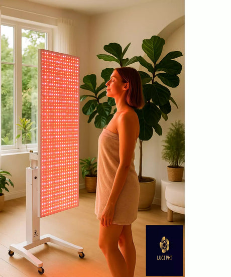 Uno Vita`s RLPRO2000L 9 - Wavelength High - Power Light Therapy Panel with Professional Stand - Uno Vita AS