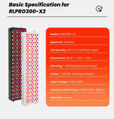 Uno Vita’s RLPRO300 - X2 – Innovative Red Light Therapy (9 waves – music – Luci Phi) - Uno Vita AS