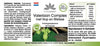 Valerian Complex with hops and lemon balm, 60 vegan capsules in practical packaging.