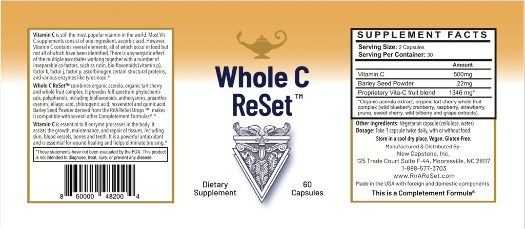 Vitamin C- kapsler - Whole C ReSet - Uno Vita AS