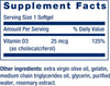 Vitamin D3 - 25 mcg (1000 IE, 250 softgels) - Uno Vita AS
