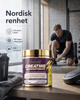Vitaminnica 100% Pure Creatine Monohydrate Powder for Performance and Muscle Power - Uno Vita AS